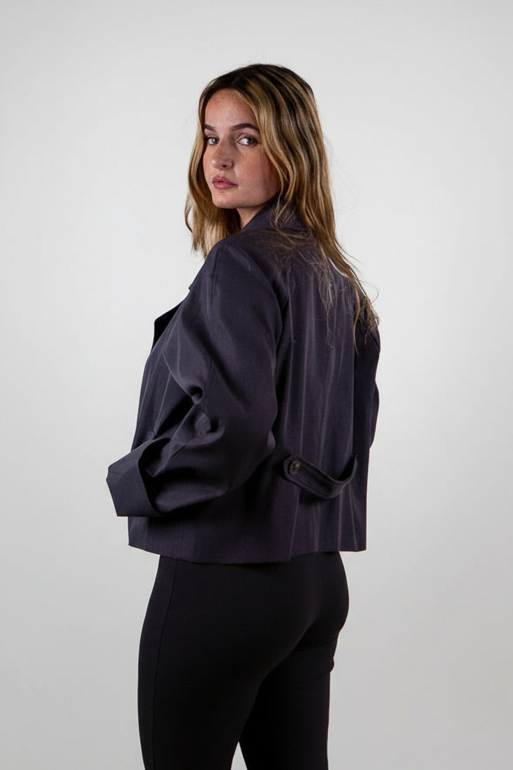 SHORT TRENCH COAT