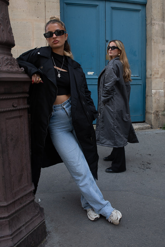 TRENCH MATELASSÉ IMPERMÉABLE