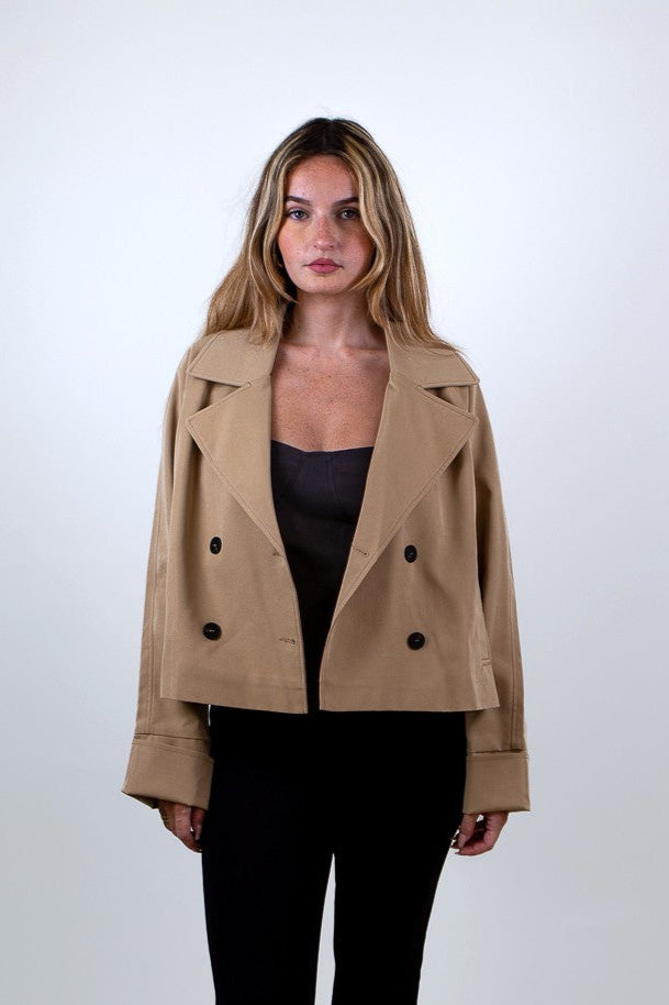 SHORT TRENCH COAT