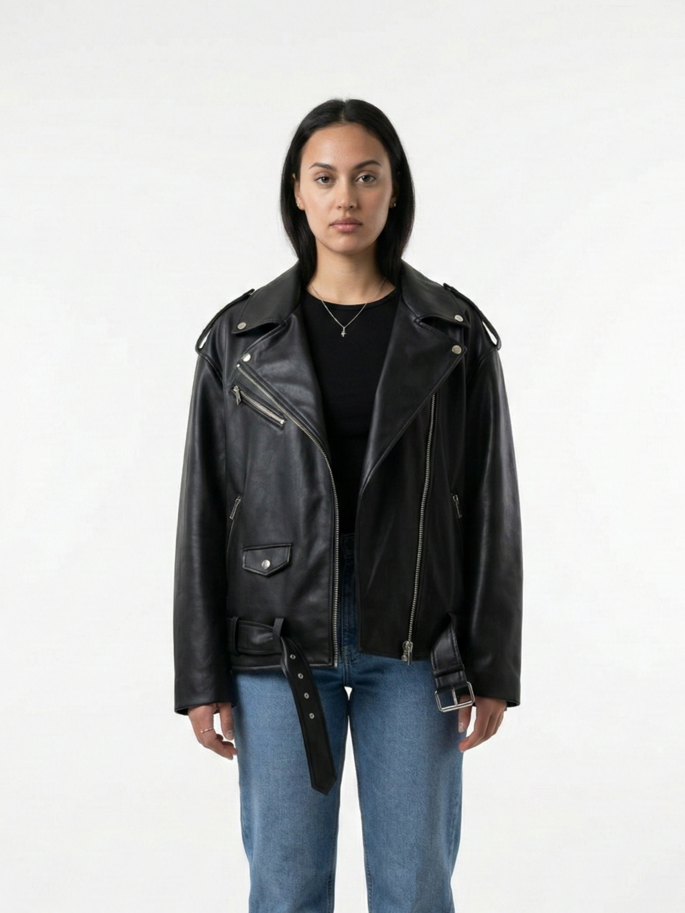 OVERSIZED LEATHERETTE PERFECTO – K-ZELL PARIS OVERSIZED LEATHERETTE PERFECTO – K-ZELL PARIS