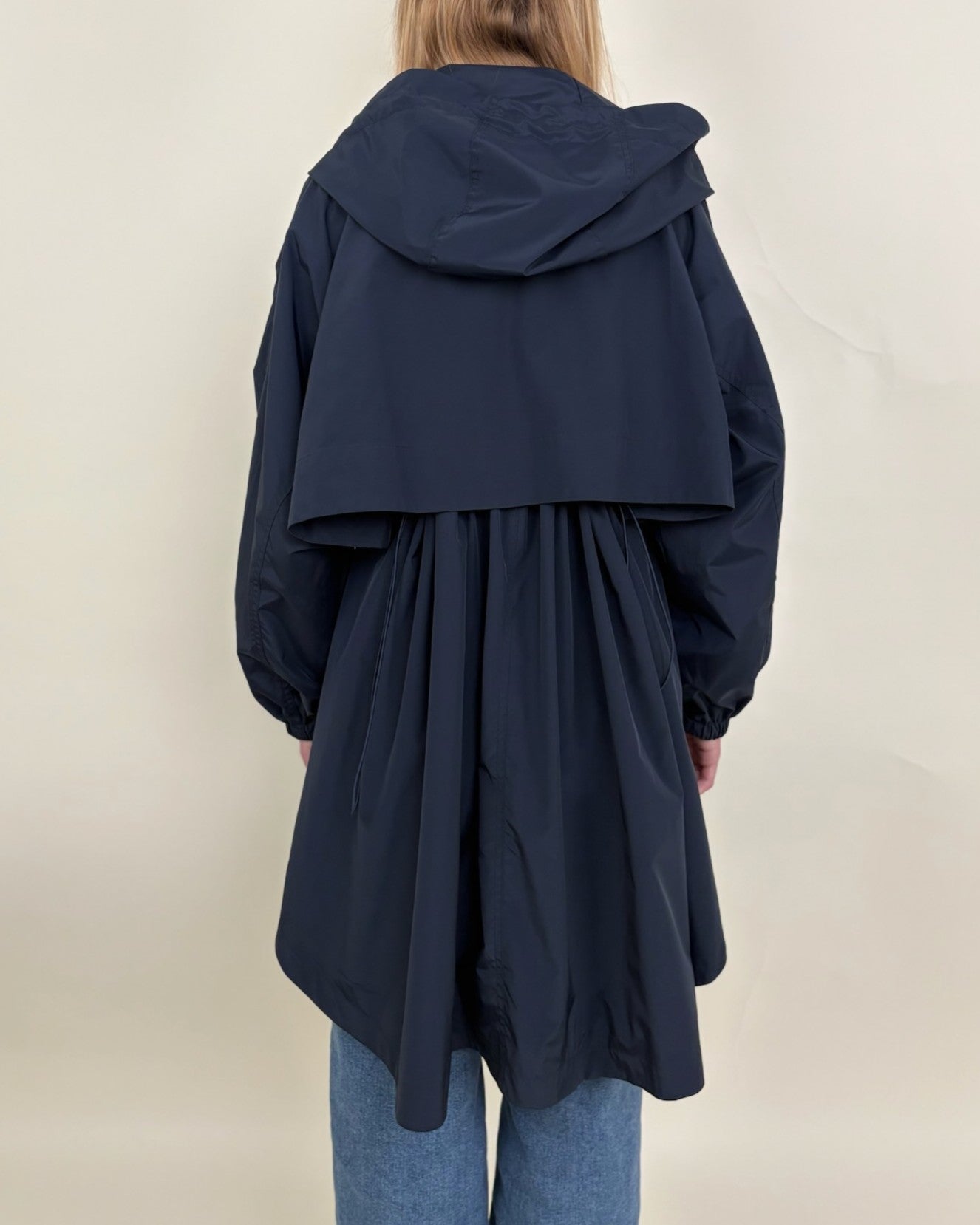 Long hooded parka