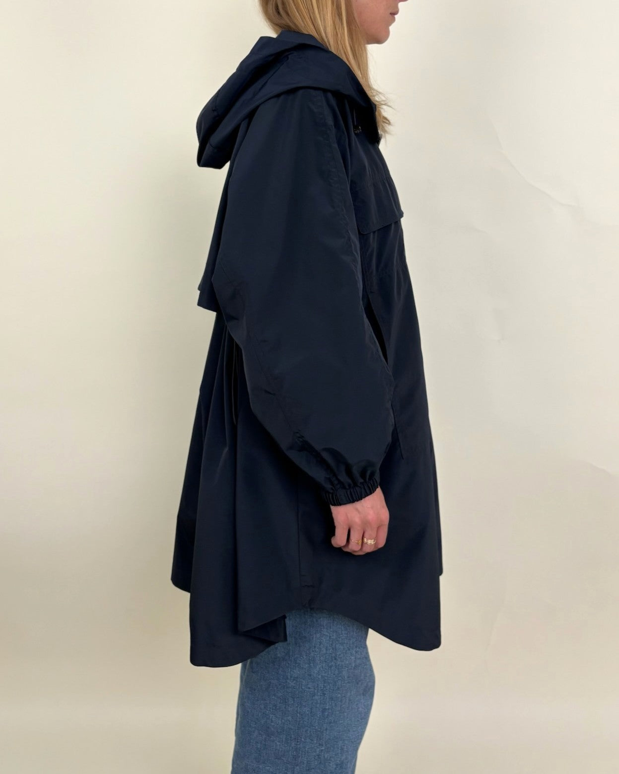 Long hooded parka