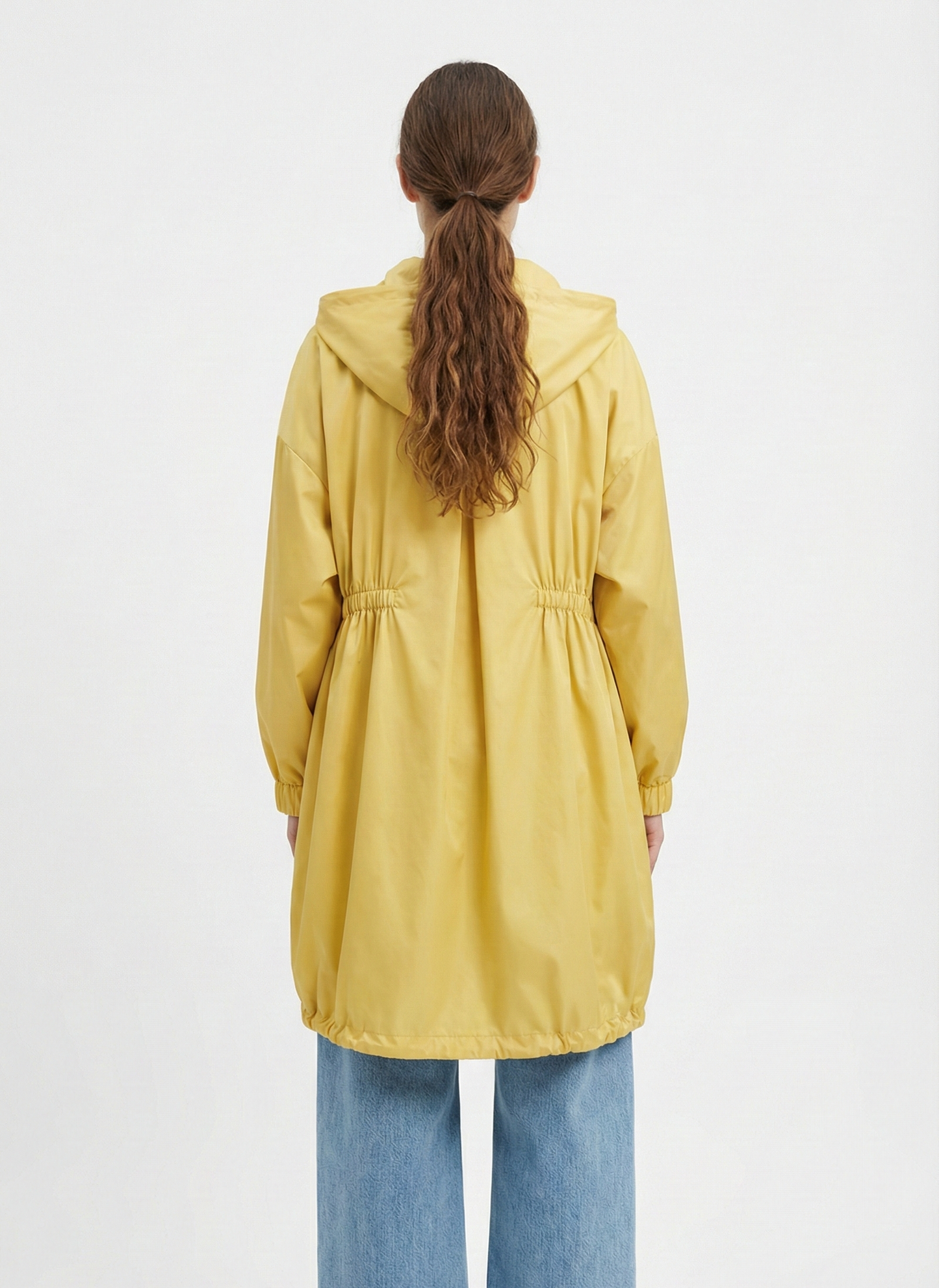 SATIN PARKA WITH HOOD