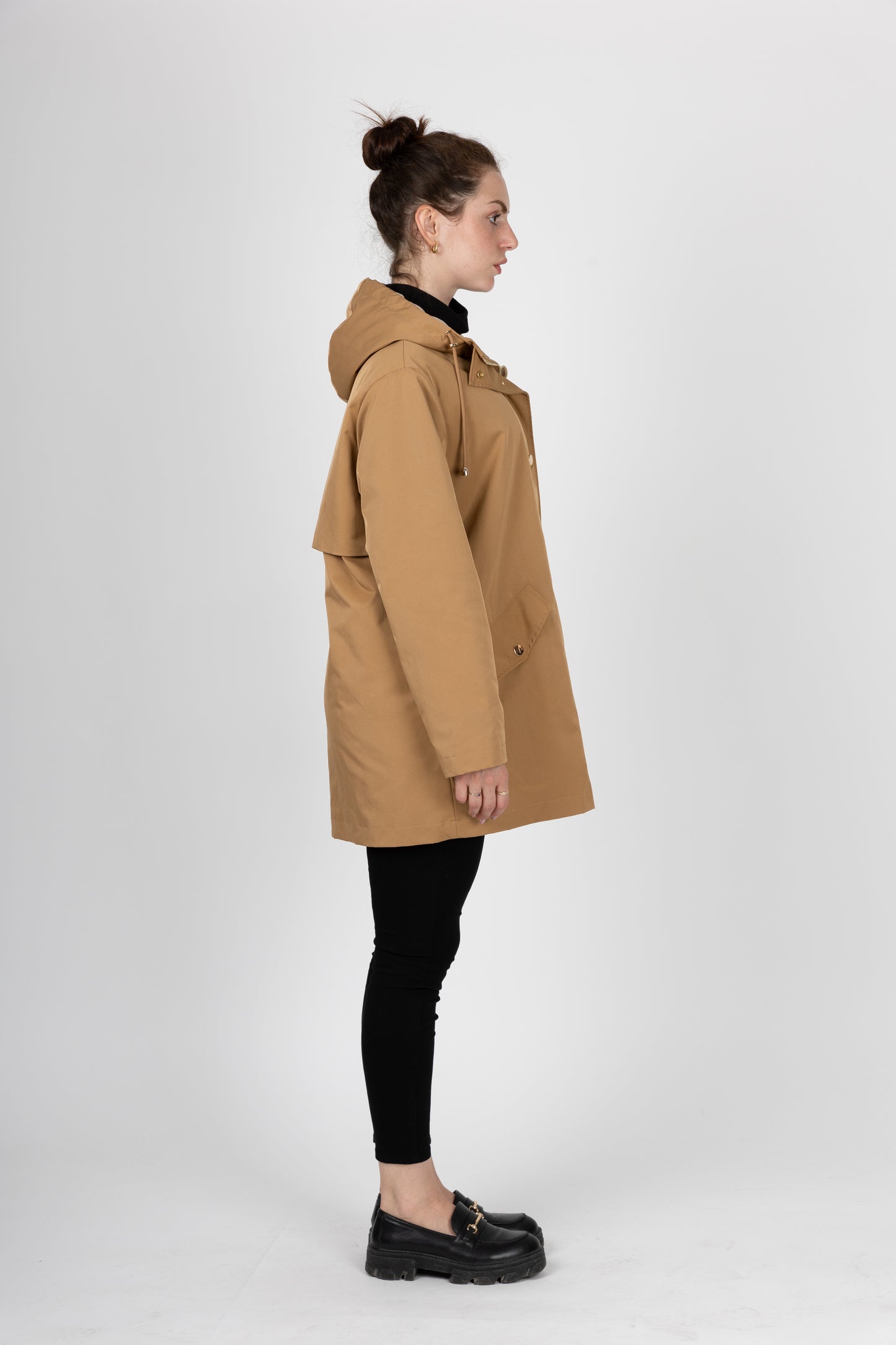 MID-LENGTH HOODED PARKA