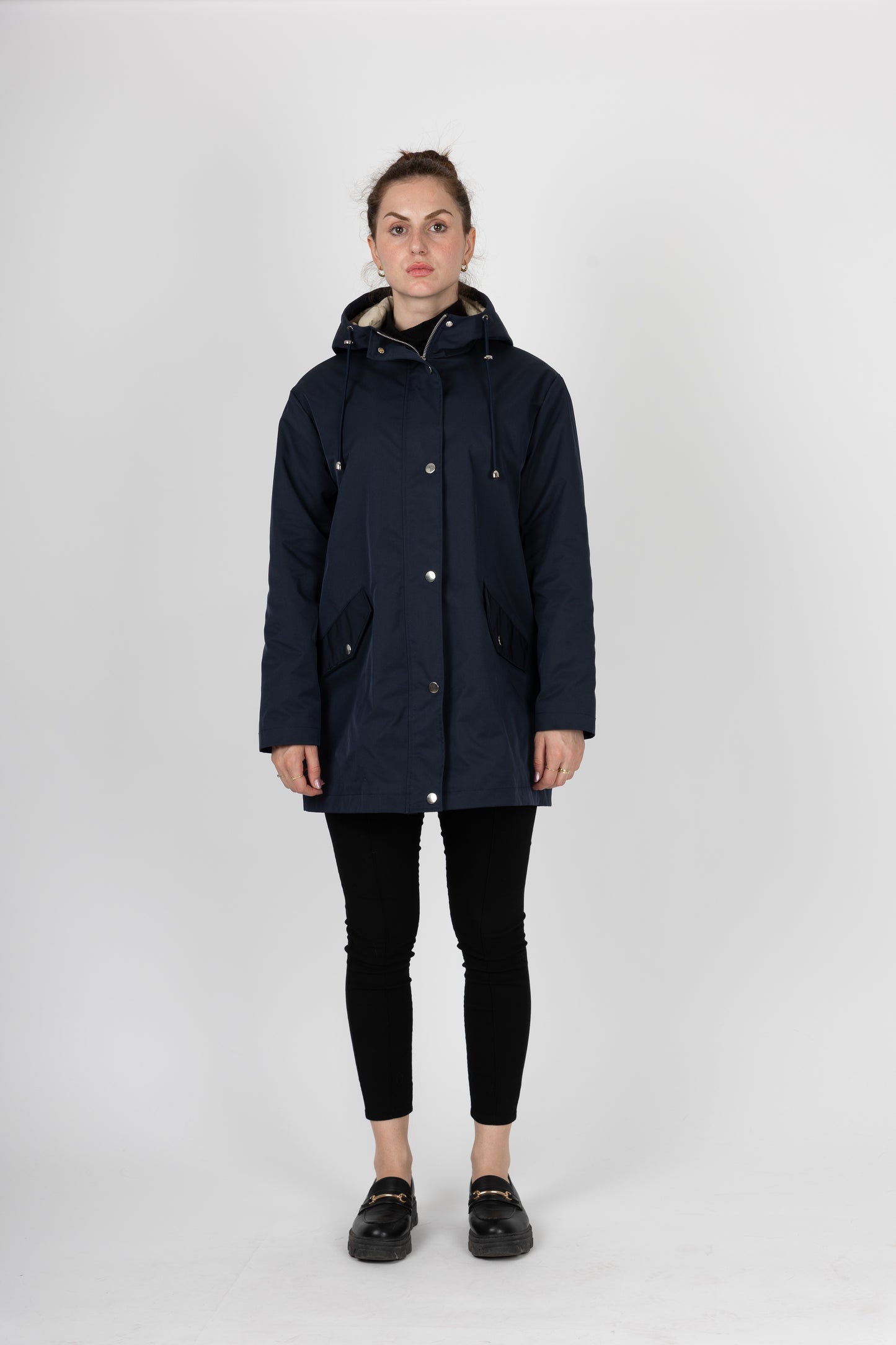 MID-LENGTH HOODED PARKA