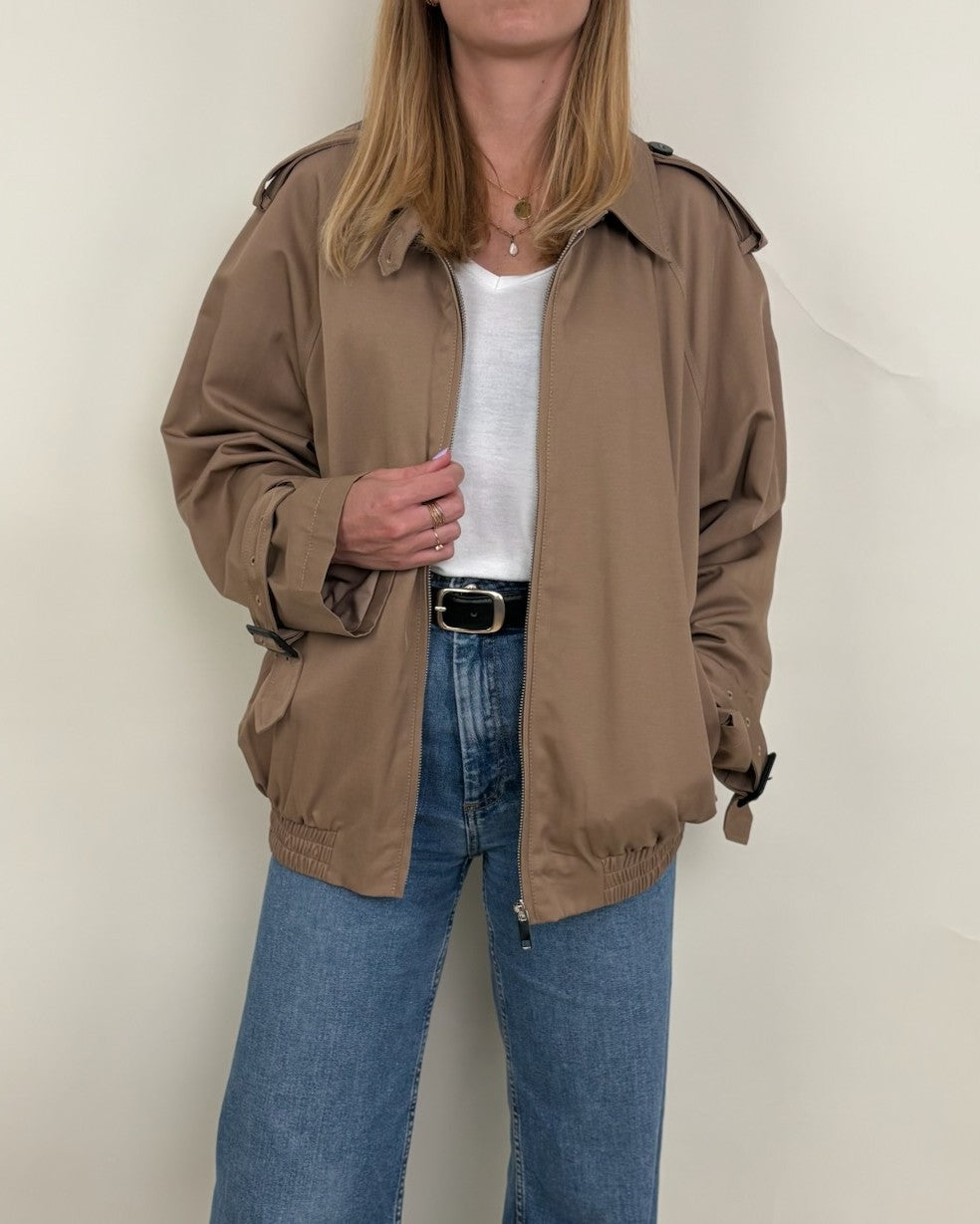 BLOUSON À DÉTAILS TRENCH