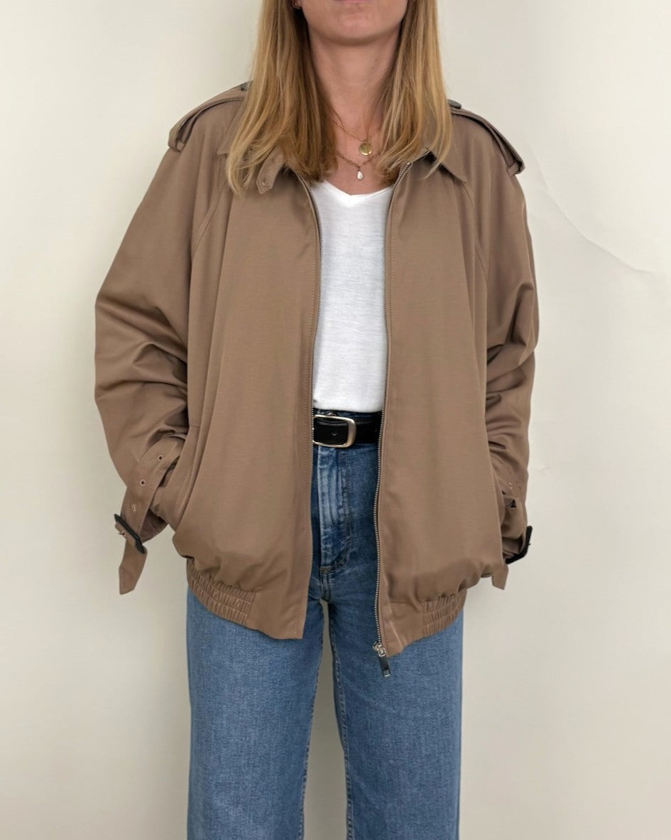 BLOUSON À DÉTAILS TRENCH