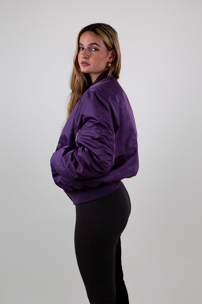 BOMBER OVERSIZE MATELASSÉ