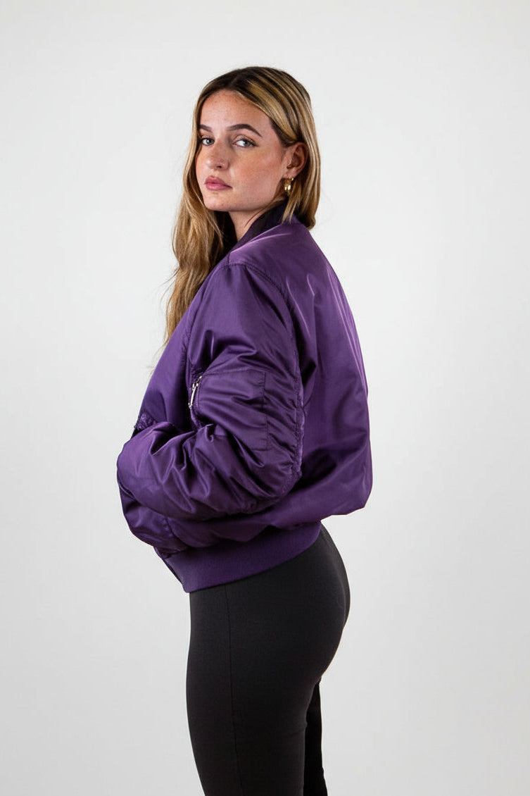 BOMBER OVERSIZE MATELASSÉ