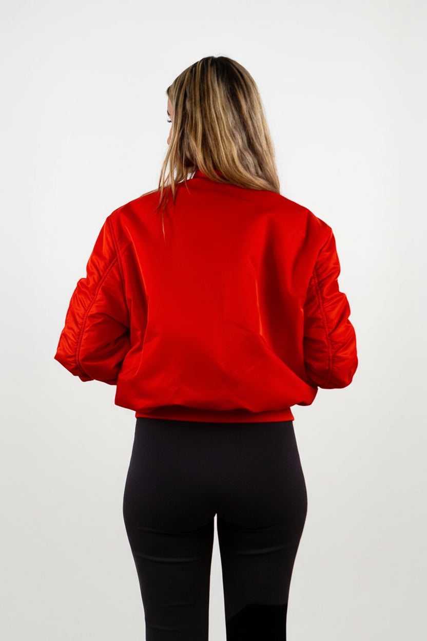BOMBER OVERSIZE MATELASSÉ