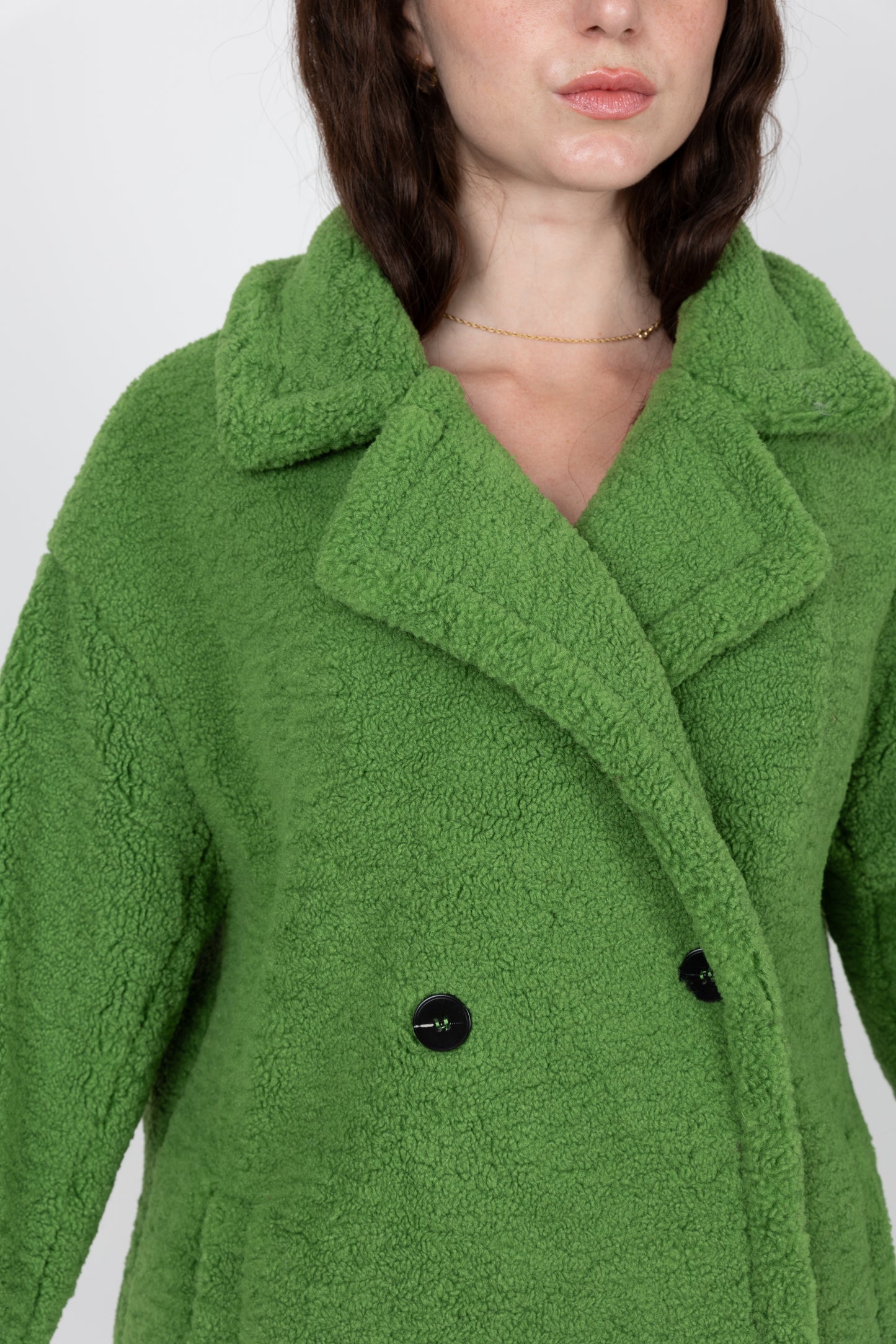 ABRIGO DE PIEL DE LARGO MEDIO