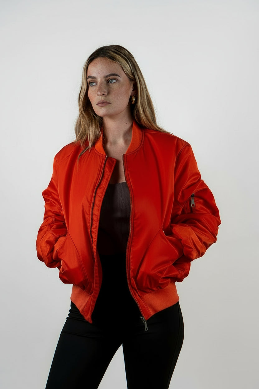BOMBER OVERSIZE MATELASSÉ