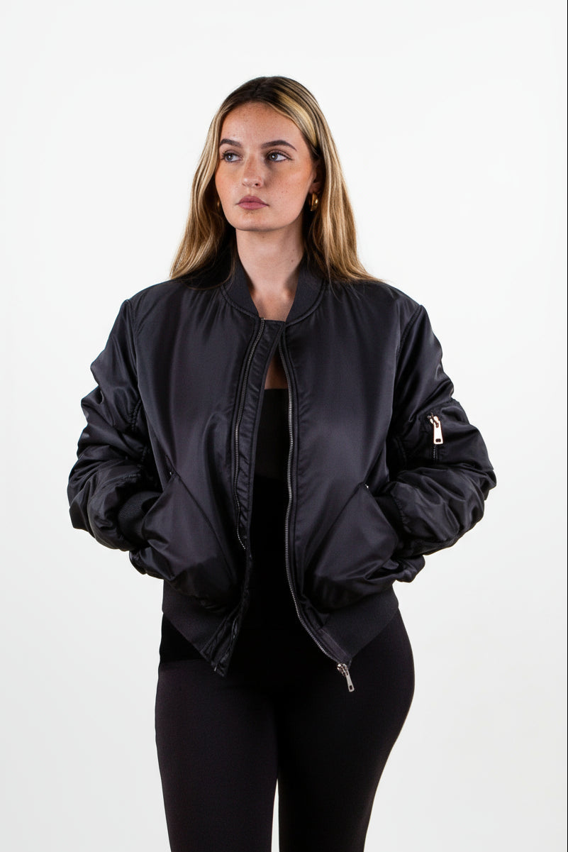 BOMBER OVERSIZE MATELASSÉ