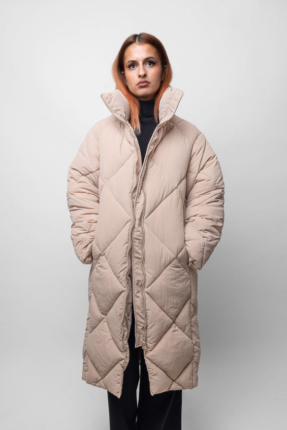 DOUDOUNE LONGUE MATELASSÉE – Kzell Paris