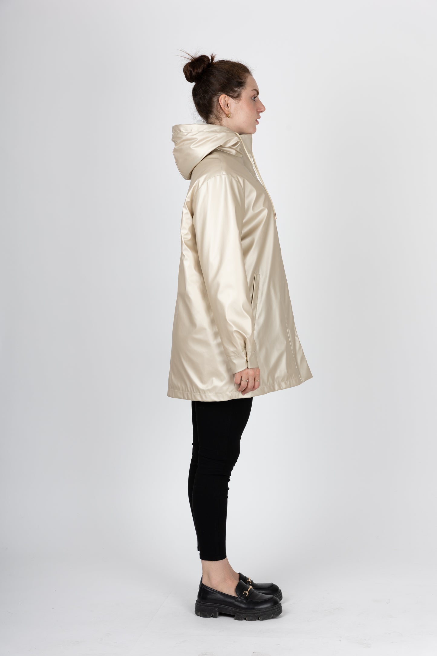 WATERPROOF PARKA WITH FAUX FUR HOOD