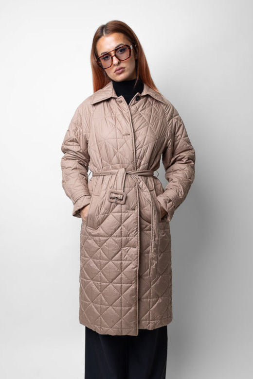 DOUDOUNE MATELASSÉE STYLE TRENCH