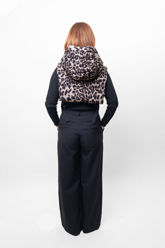 CAPUCHE LÉOPARD RÉVERSIBLE