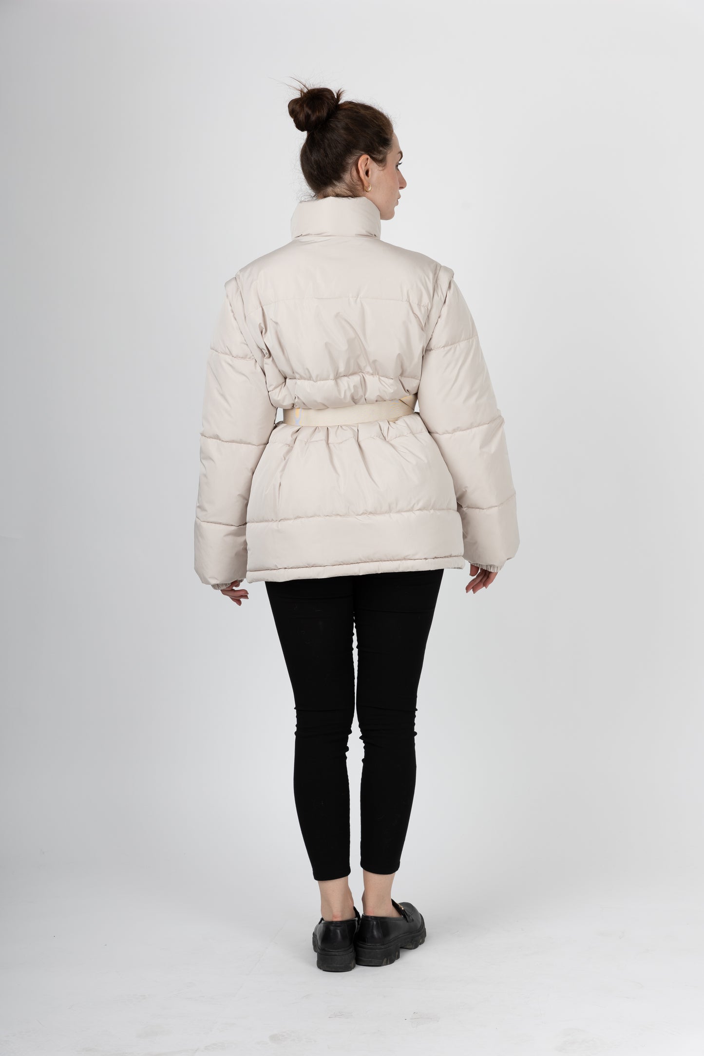 CHAQUETA DE PLUMÍN CON MANGAS DESMONTABLES