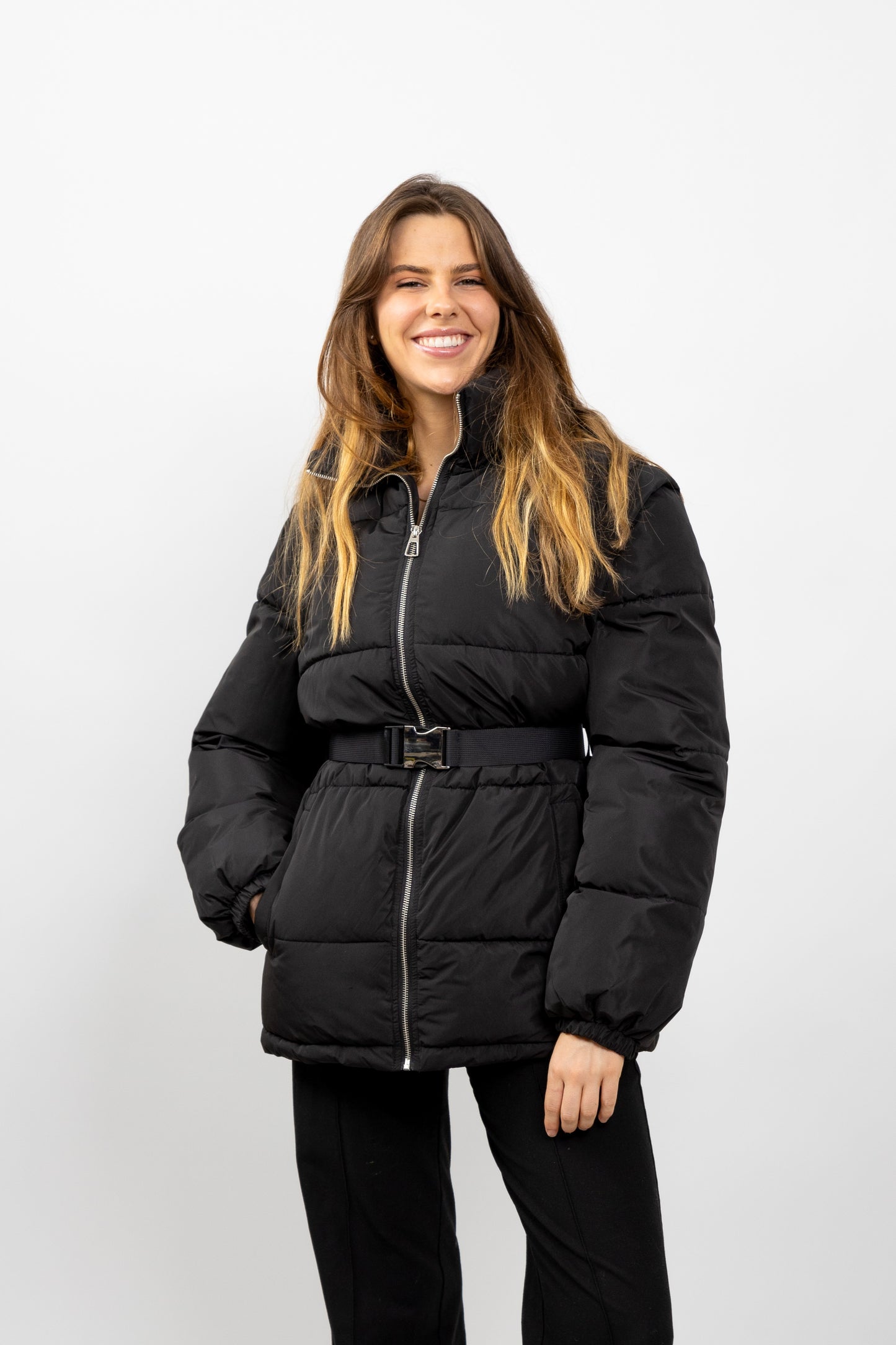 CHAQUETA DE PLUMÍN CON MANGAS DESMONTABLES