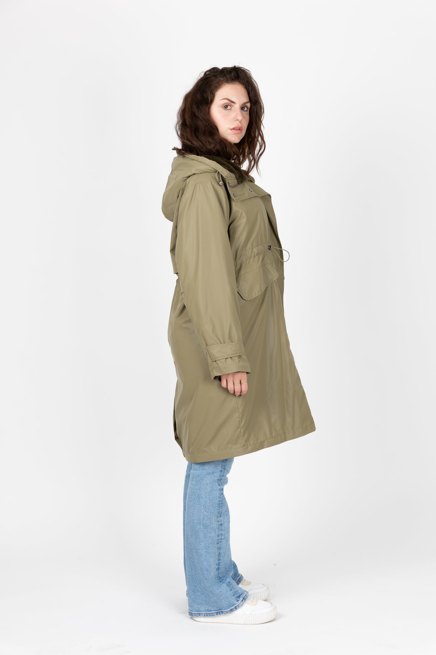 WATERPROOF PARKA WITH FAUX FUR HOOD
