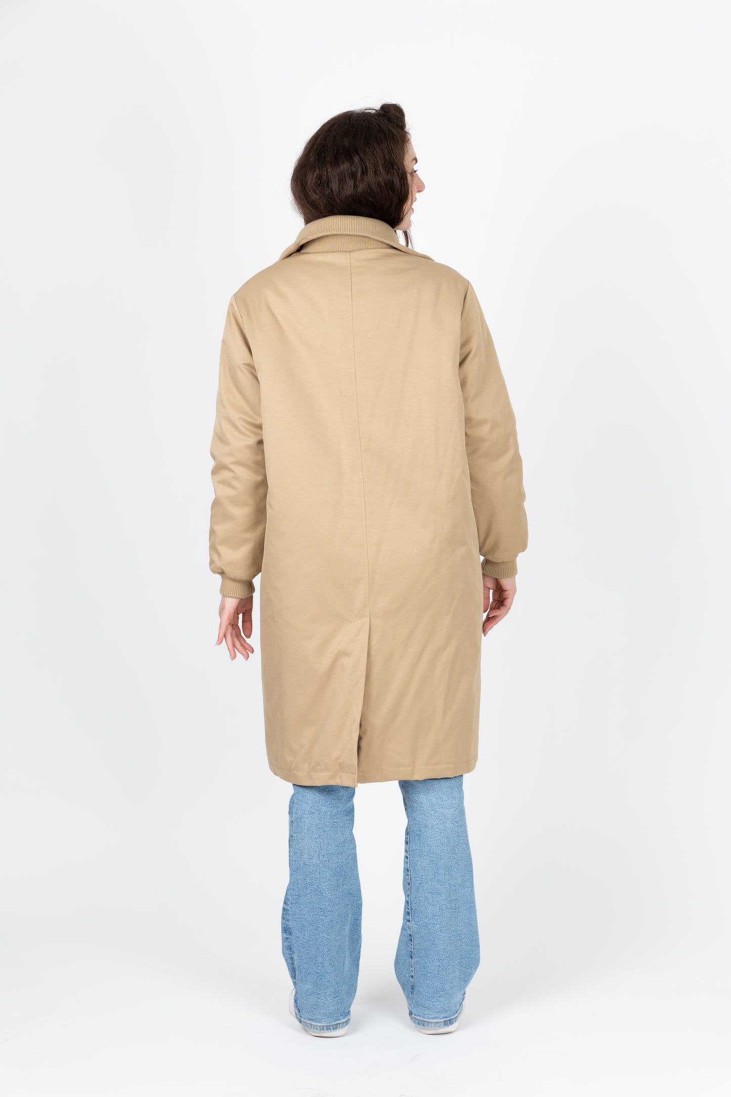 PARKA IMPERMÉABLE EN COTON MÉLANGÉ