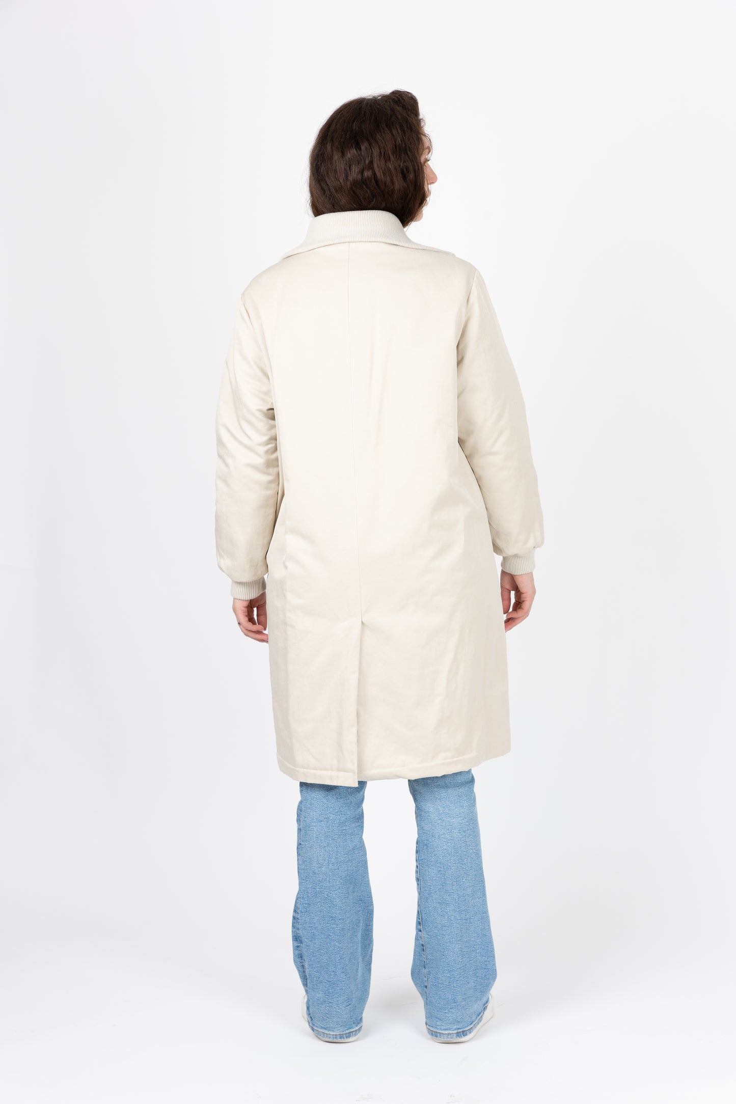 PARKA IMPERMÉABLE EN COTON MÉLANGÉ