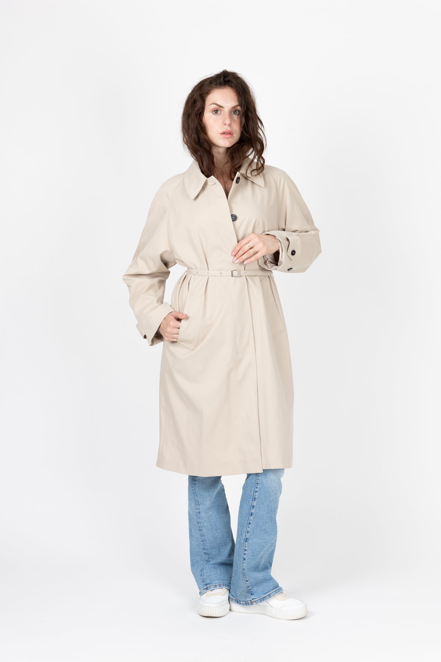 TRENCH IMPERMÉABLE A CEINTURE FINE
