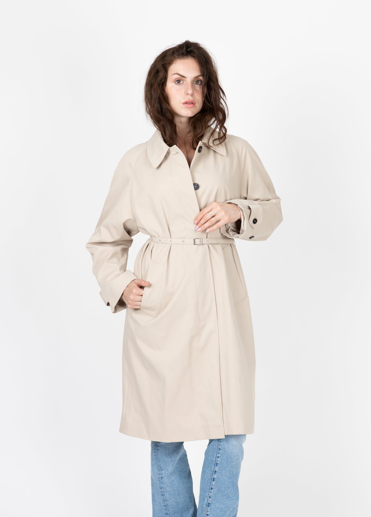 TRENCH IMPERMÉABLE A CEINTURE FINE