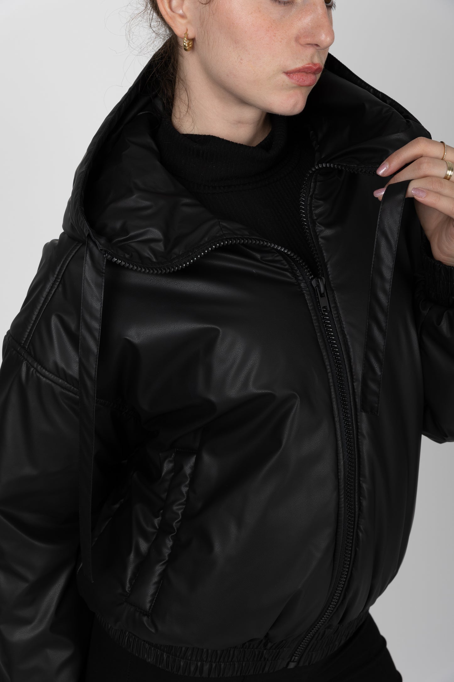 BLOUSON IMPERMÉABLE À CAPUCHE