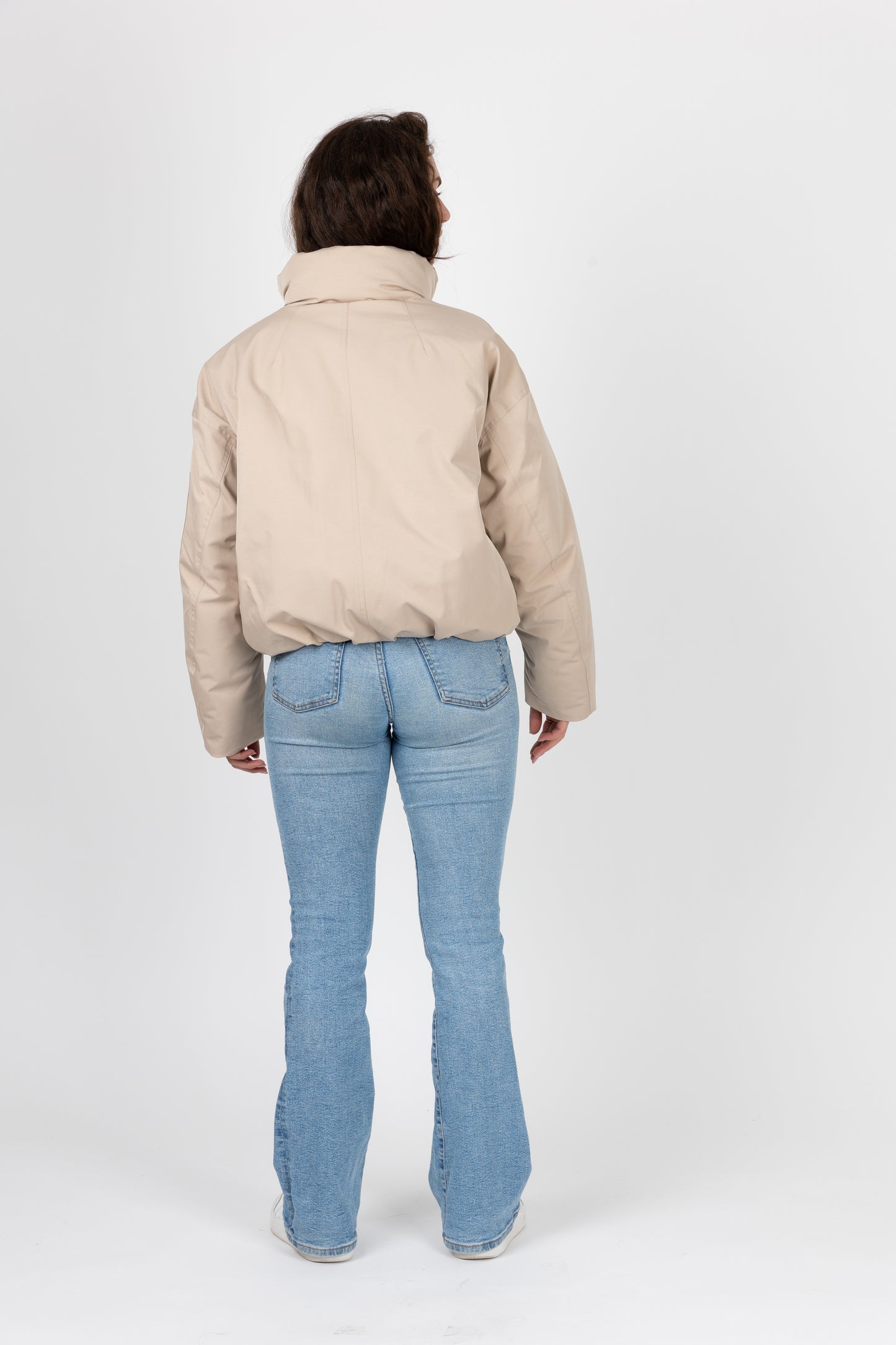 BLOUSON IMPERMÉABLE EFFET BOULE