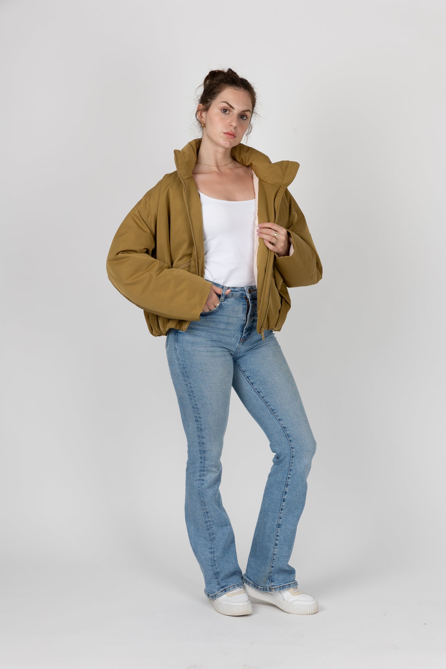 BLOUSON IMPERMÉABLE EFFET BOULE