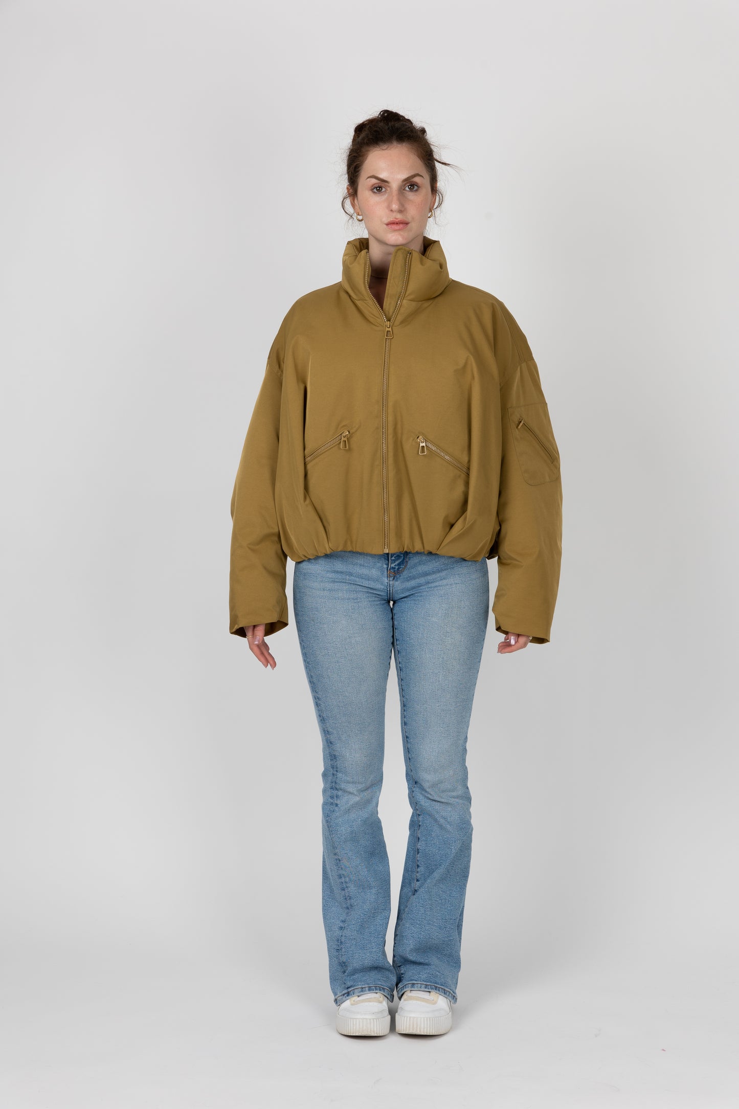 BLOUSON IMPERMÉABLE EFFET BOULE