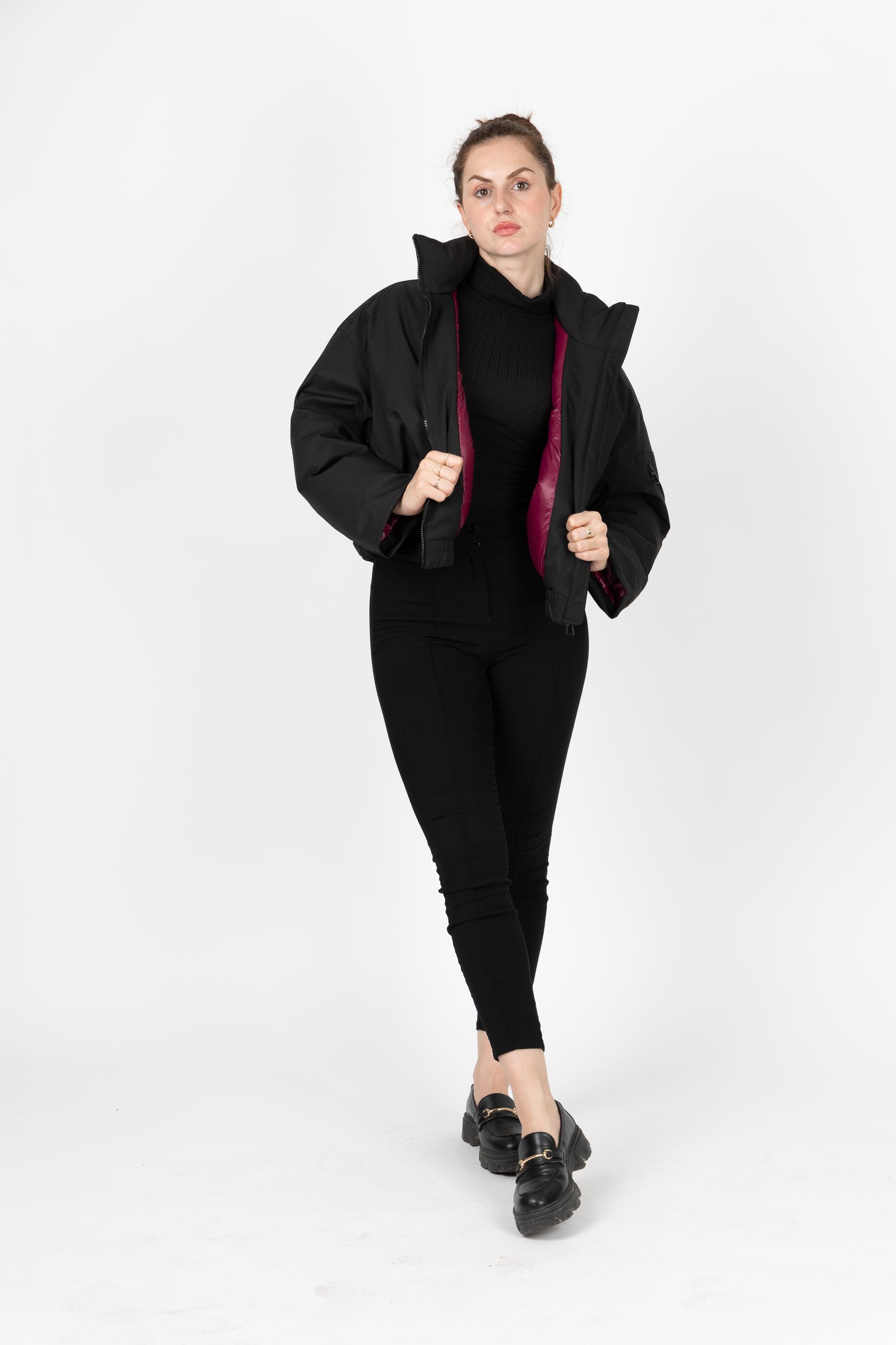 BLOUSON IMPERMÉABLE EFFET BOULE