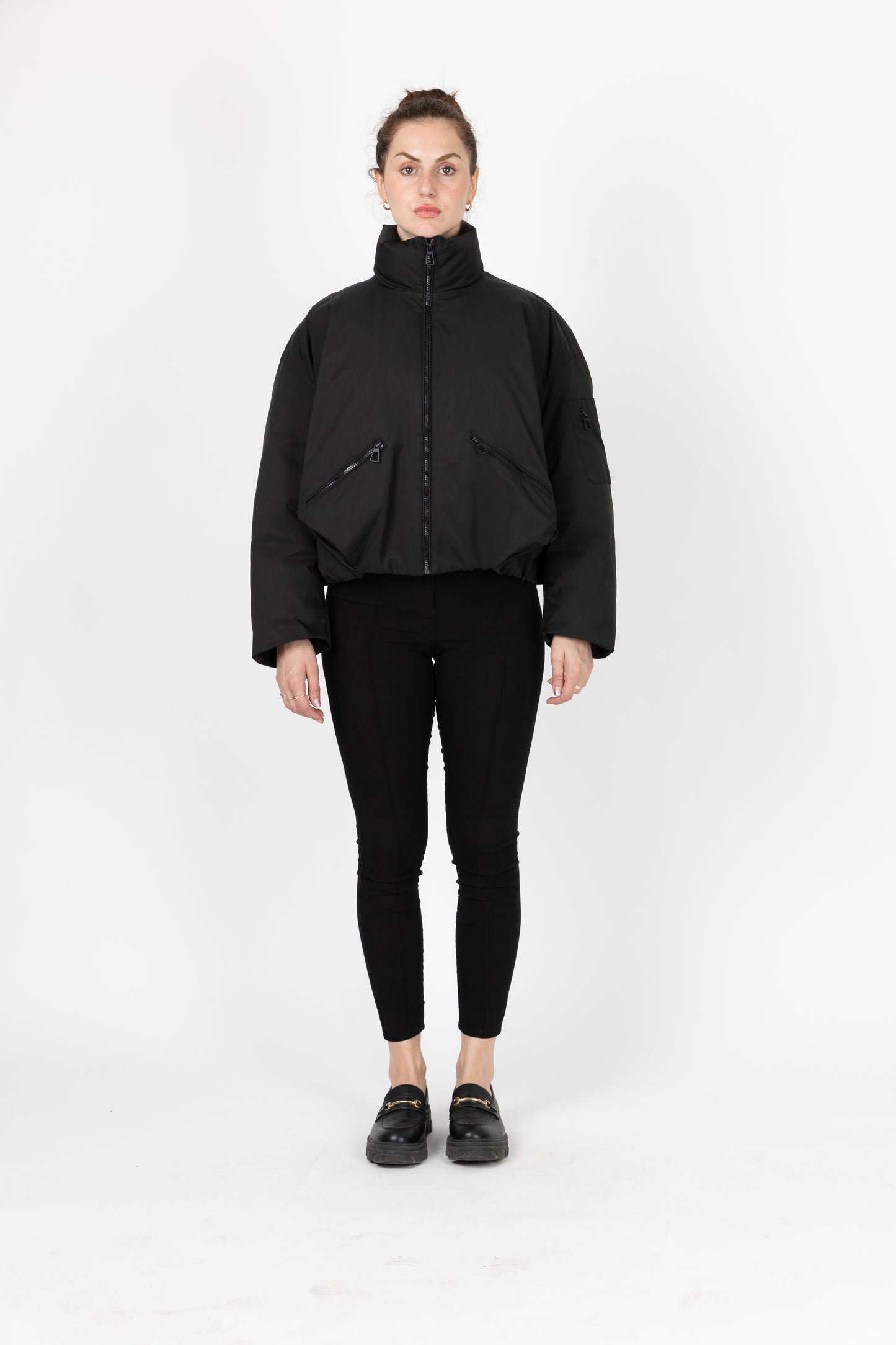 BLOUSON IMPERMÉABLE EFFET BOULE