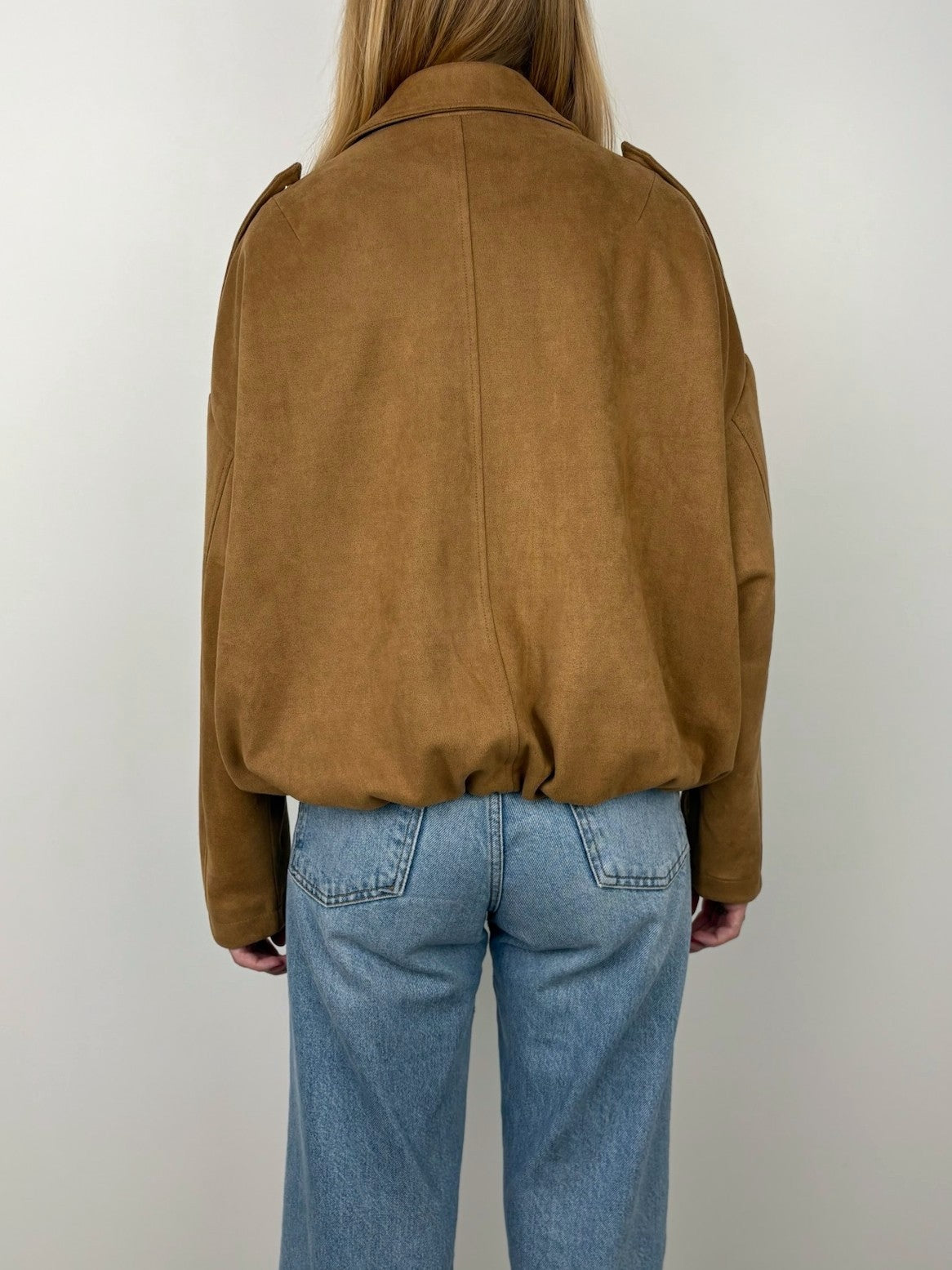 BLOUSON EFFET DAIM
