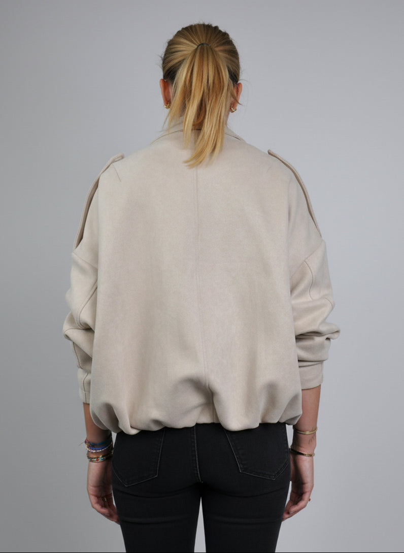 VESTE COURTE EFFET DAIM