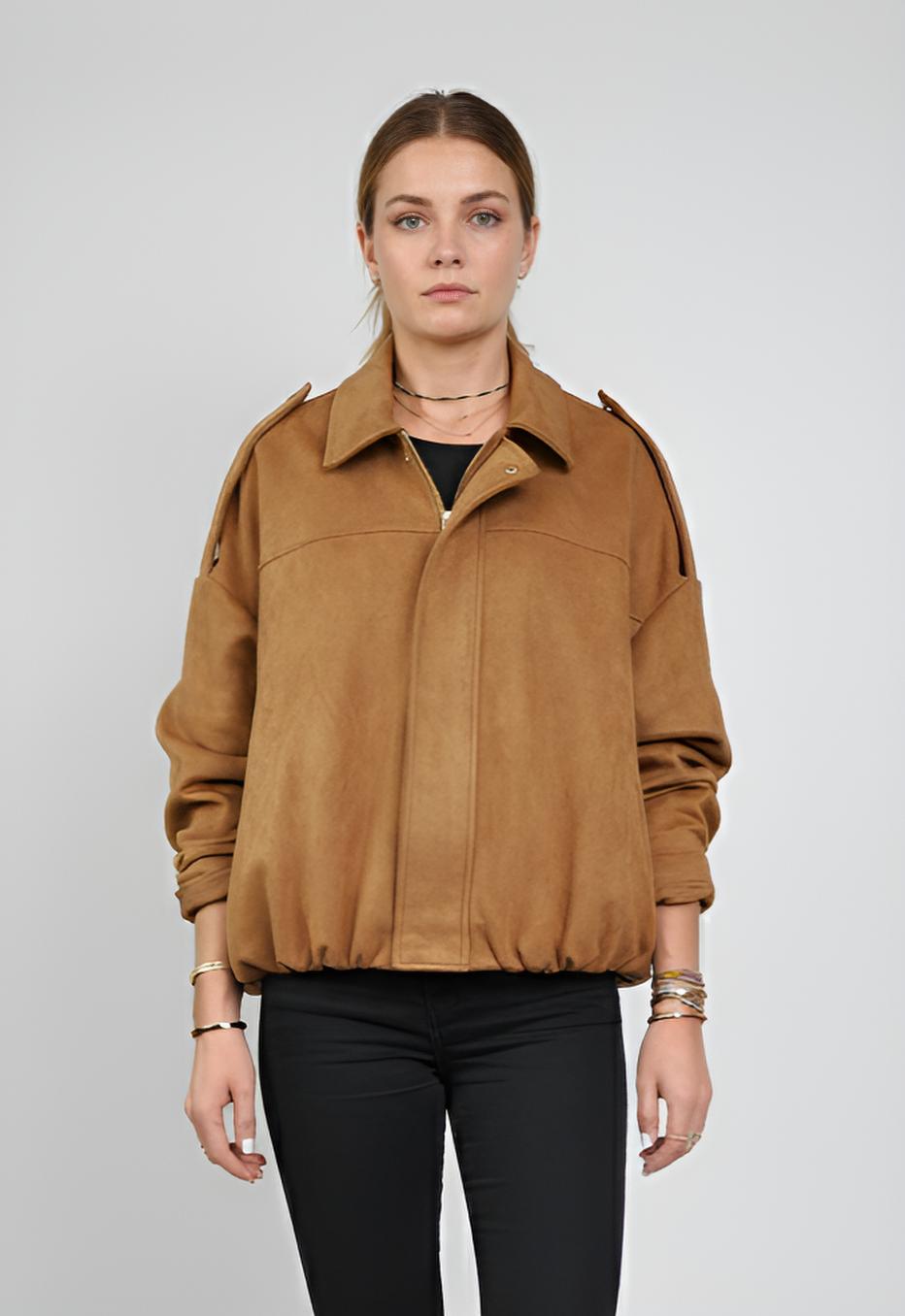VESTE COURTE EFFET DAIM