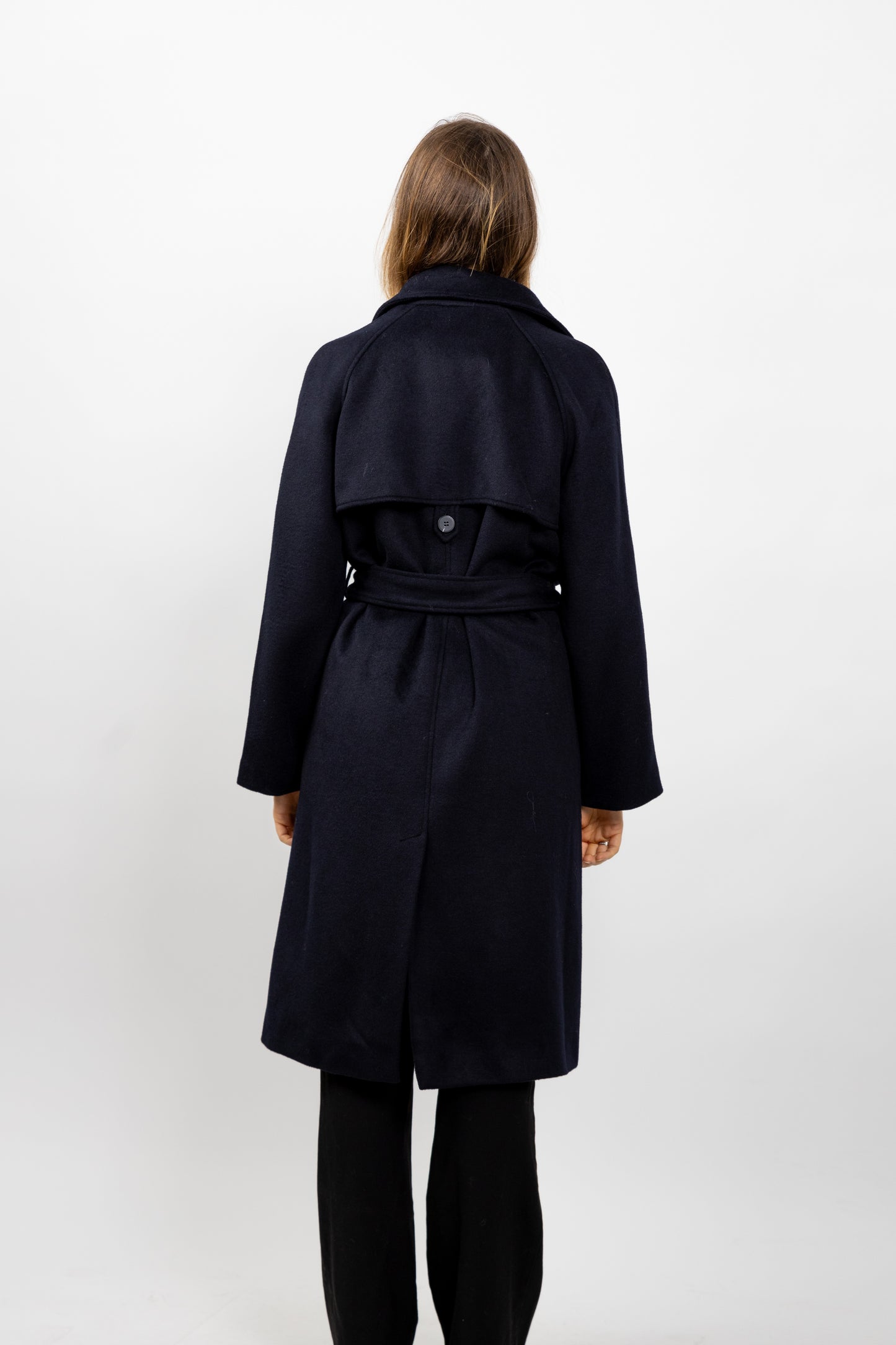 MANTEAU TRENCH EN LAINE