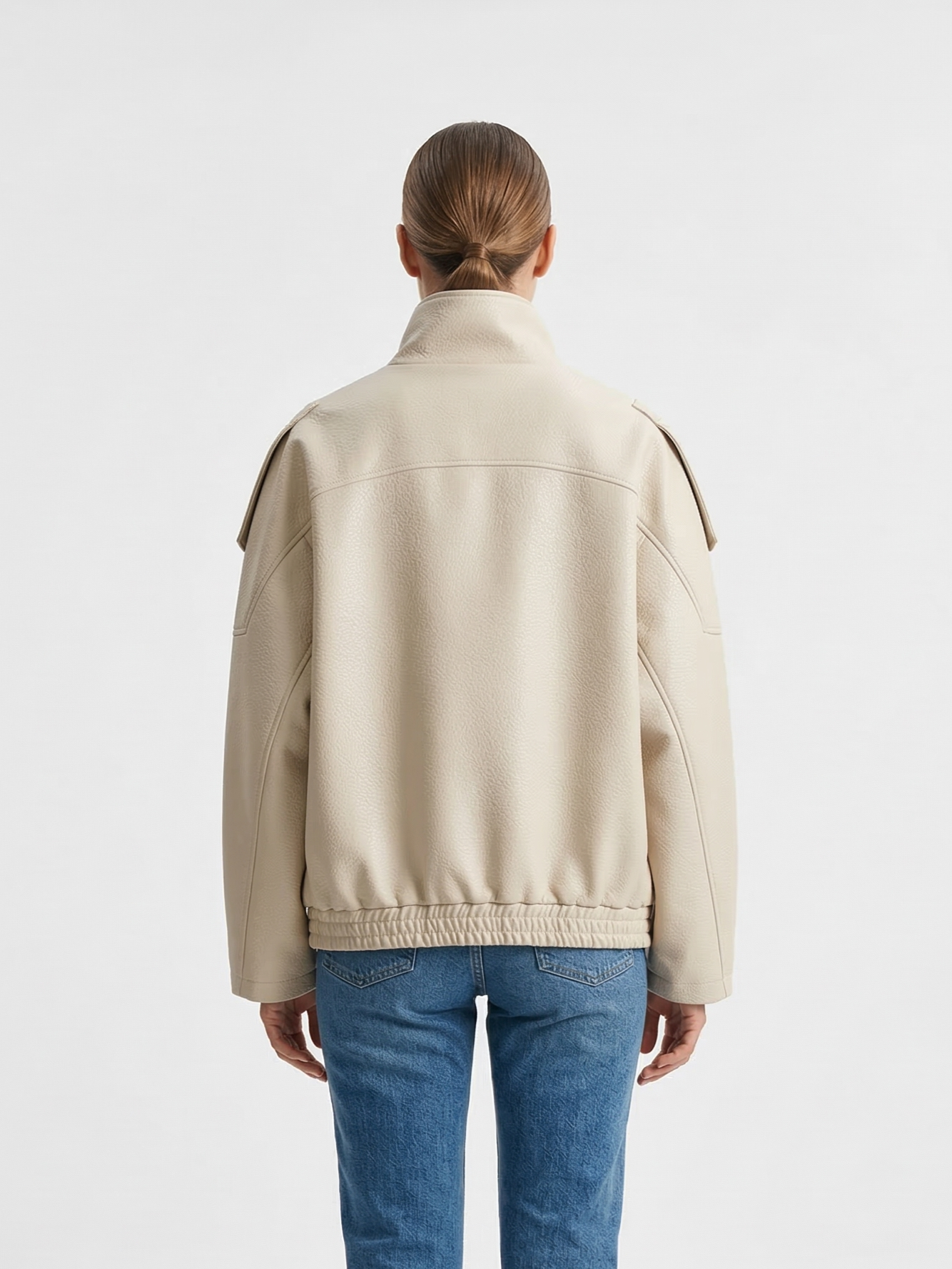 BLOUSON MOTARD EN SIMILICUIR - K-ZELL PARIS