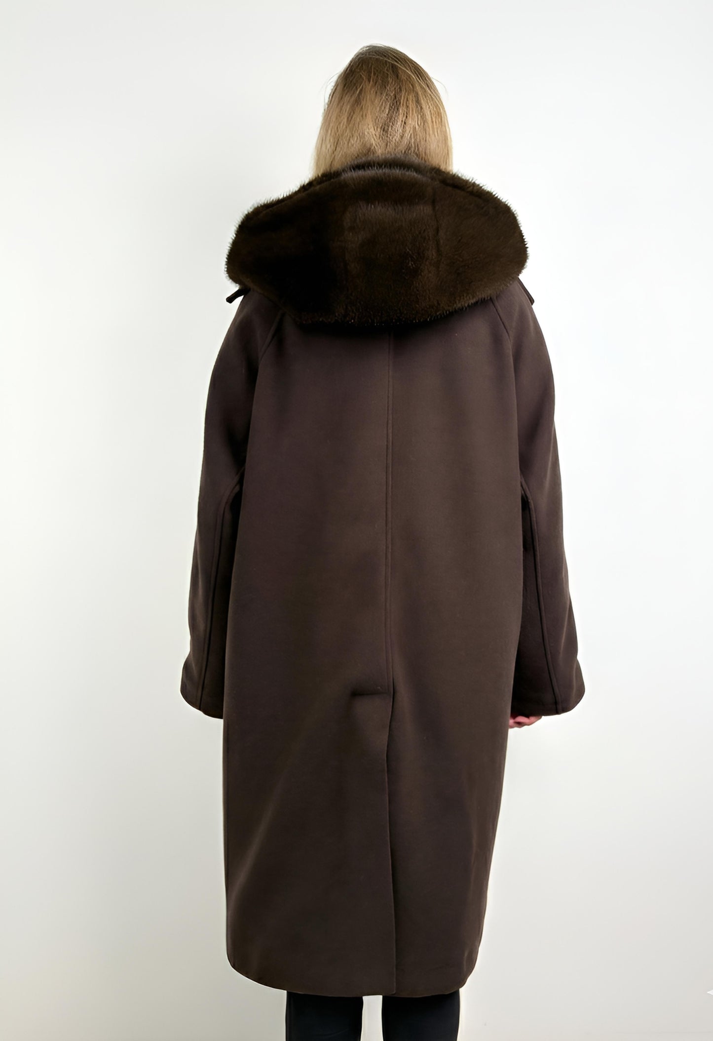 MANTEAU 2 PIÈCES AVEC FAUSSE FOURRURE