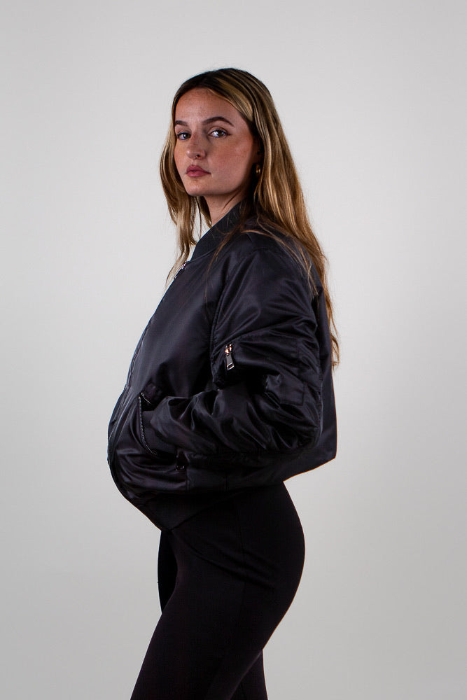 BOMBER OVERSIZE MATELASSÉ