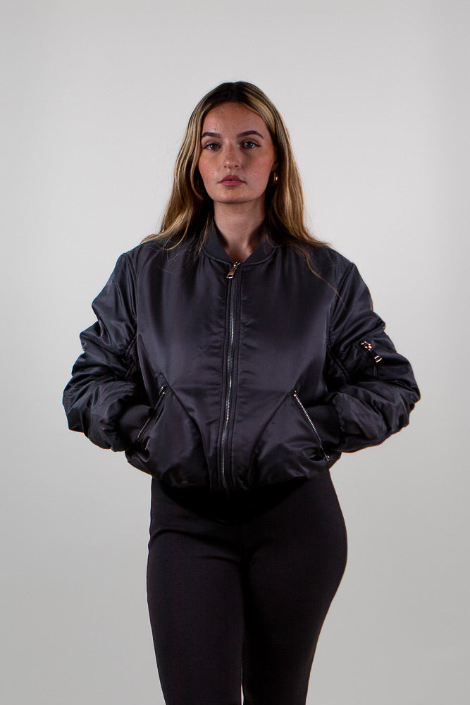 BOMBER OVERSIZE MATELASSÉ
