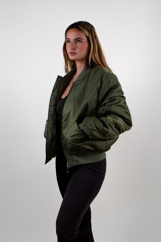 BOMBER OVERSIZE MATELASSÉ