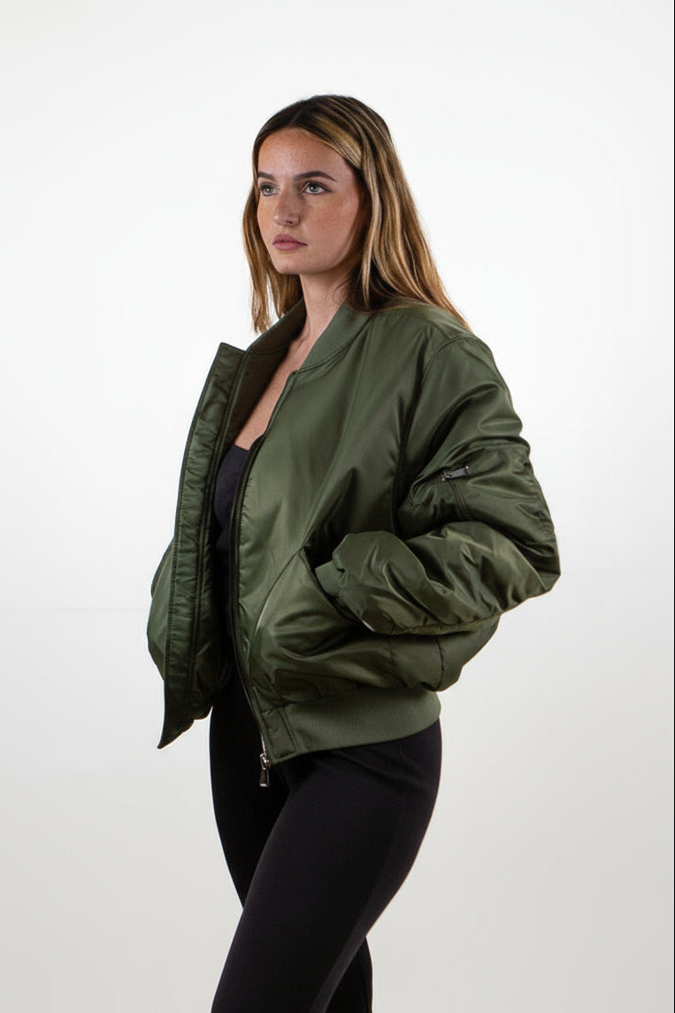 BOMBER OVERSIZE MATELASSÉ