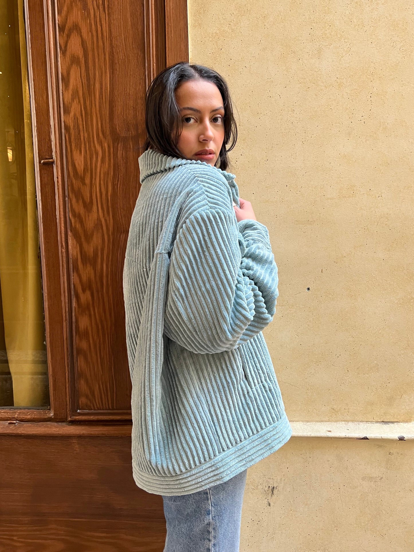 VESTE EN VELOURS COTELÉ