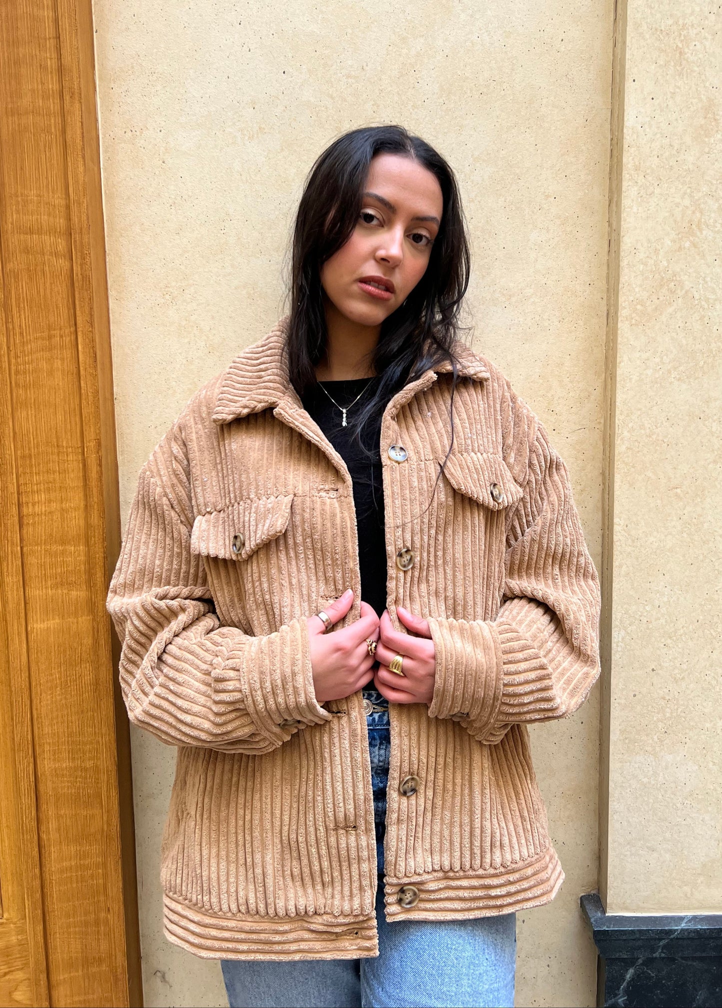 VESTE EN VELOURS COTELÉ