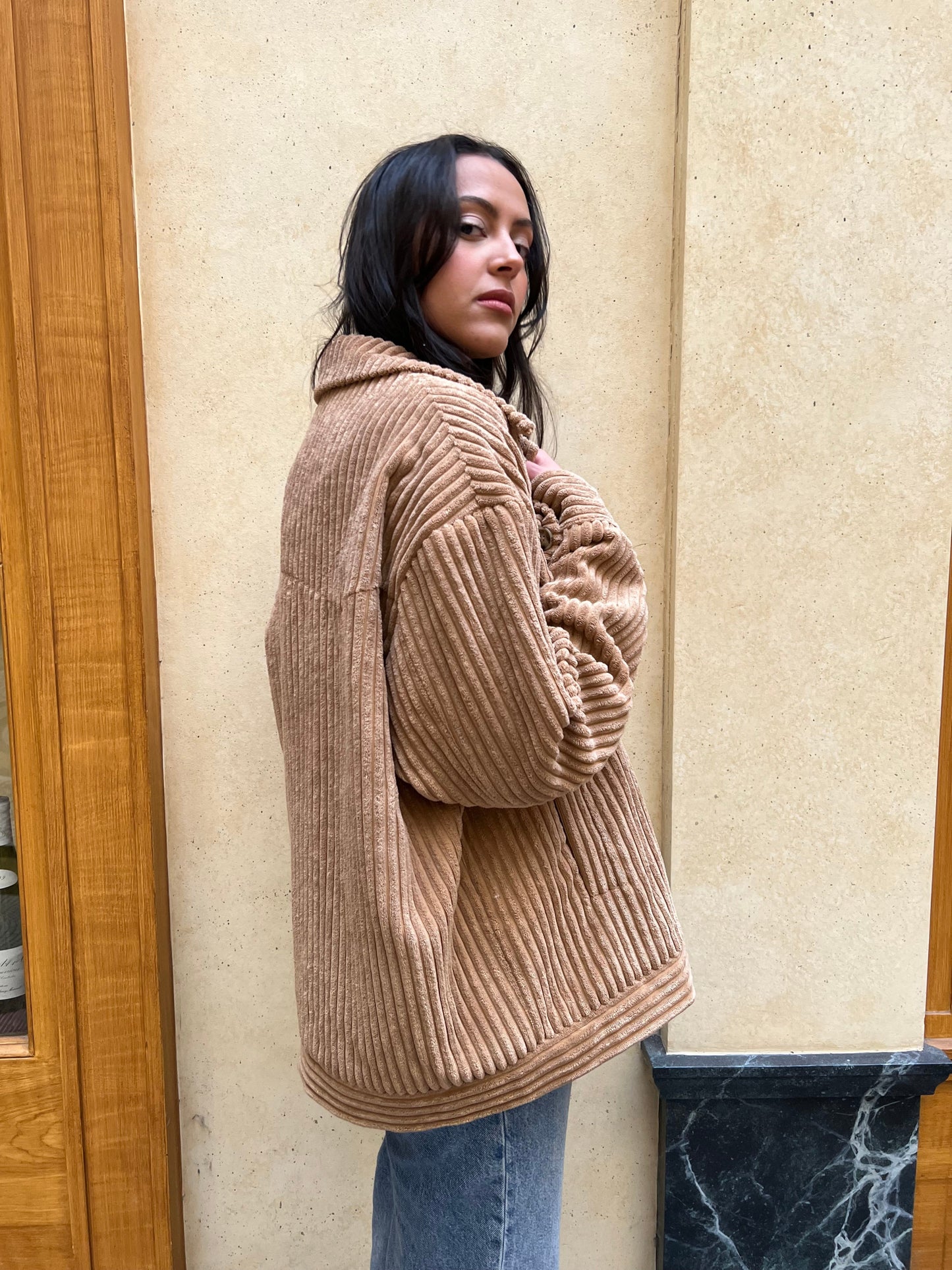 VESTE EN VELOURS COTELÉ