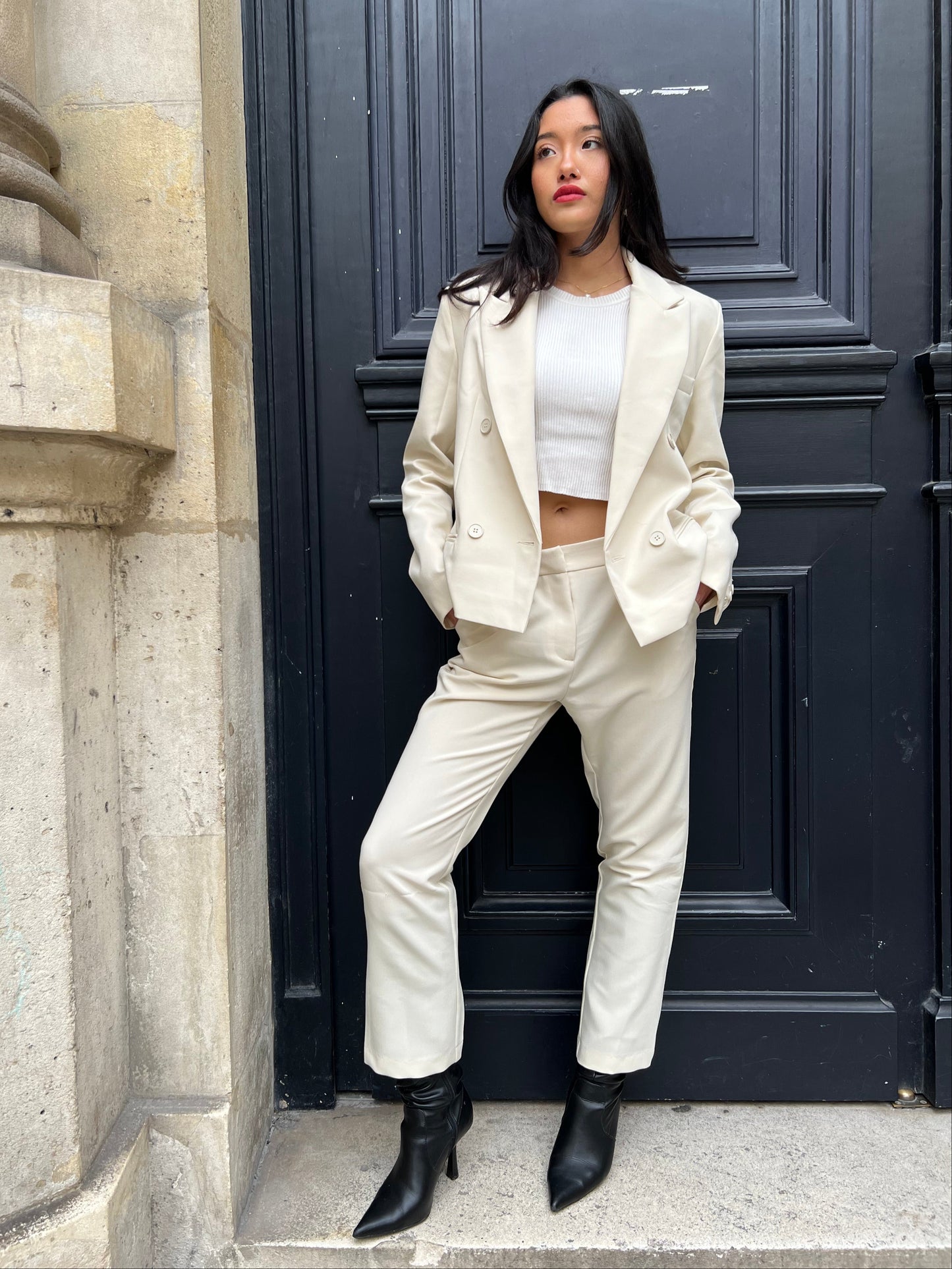 PANTALON DE TAILLEUR COUPE 7/8E