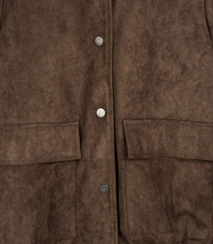 CHAQUETA BOMBER EFECTO ANTE