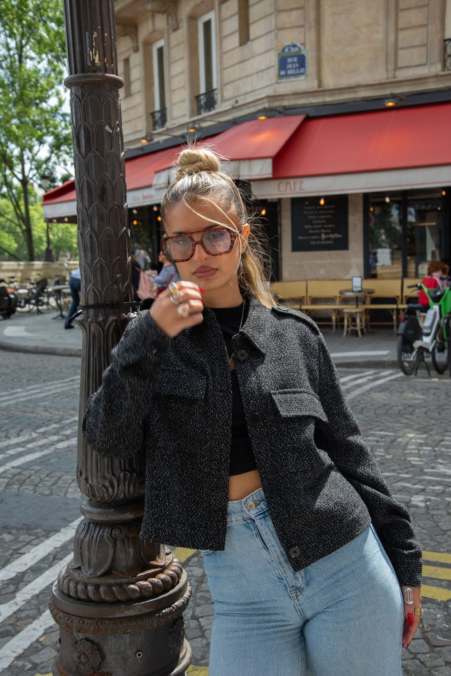 VESTE EN TWEED